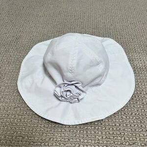 🍭4/$20 Summer Sun Hat with Velcro straps for baby girl - 6-12 months